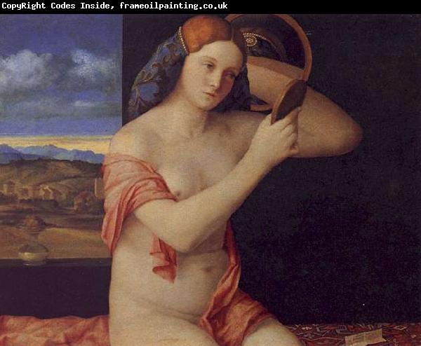 Giovanni Bellini Young Woman at her Toilet